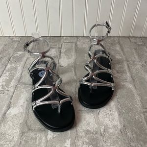 Rebecca minkoff Sarle Strappy Sandals silver